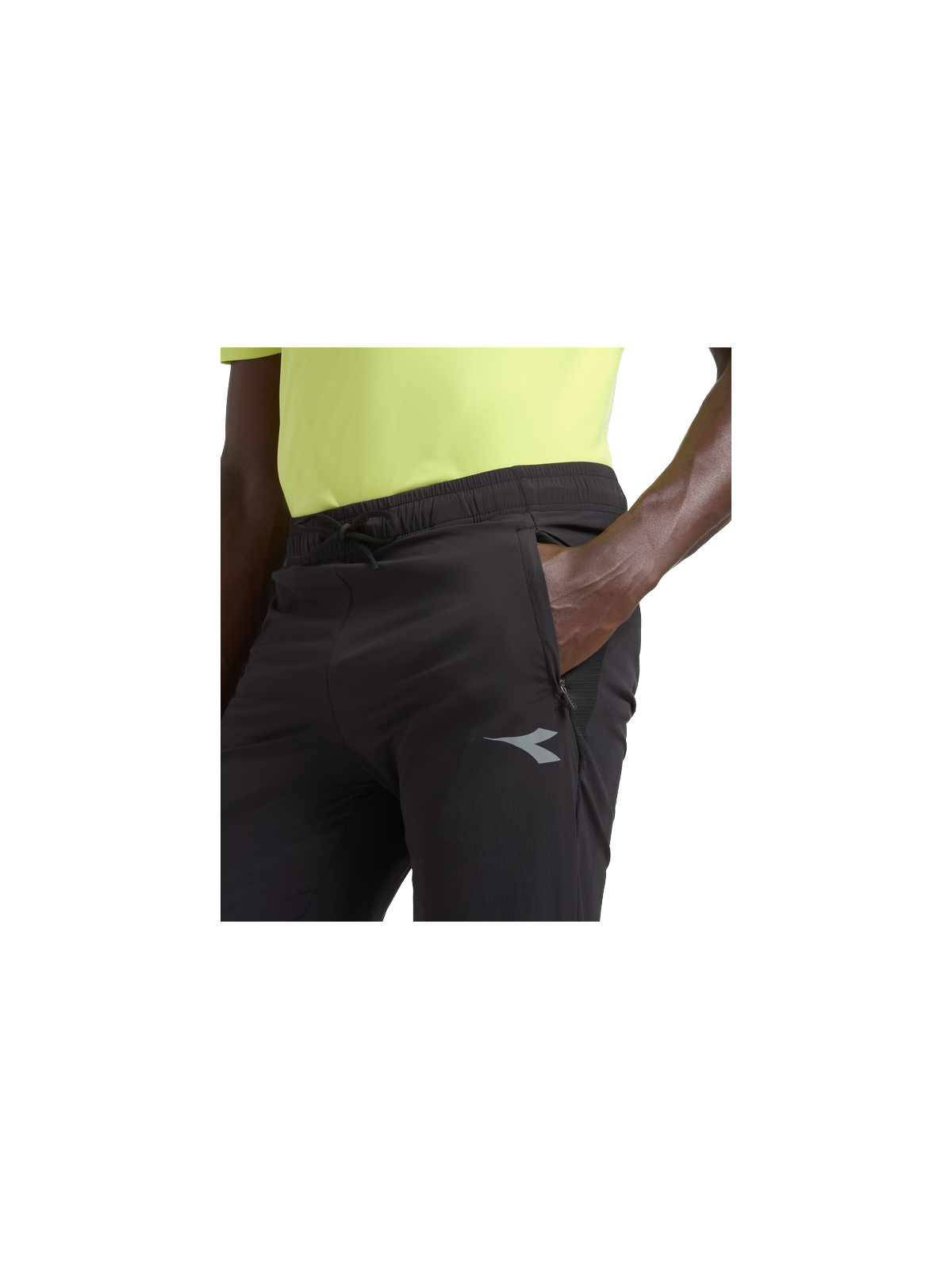 Pantalon Running Diadora Tech Pants Homme Black 102.183185-80013