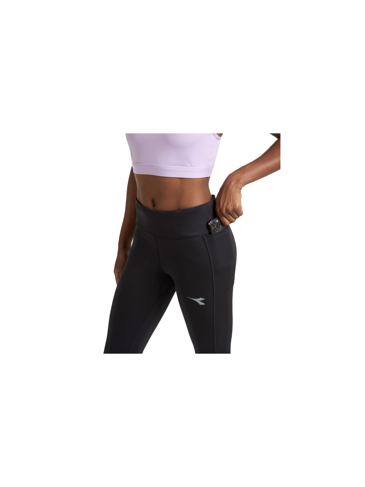Collant Running Diadora Tights Run Crew Femme Black 102.183192-80013