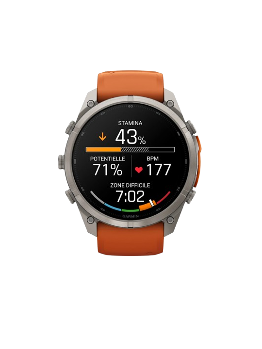 Garmin Fēnix 9 Pro inReach 47mm Titane Ocre Orange 010-04336-01
