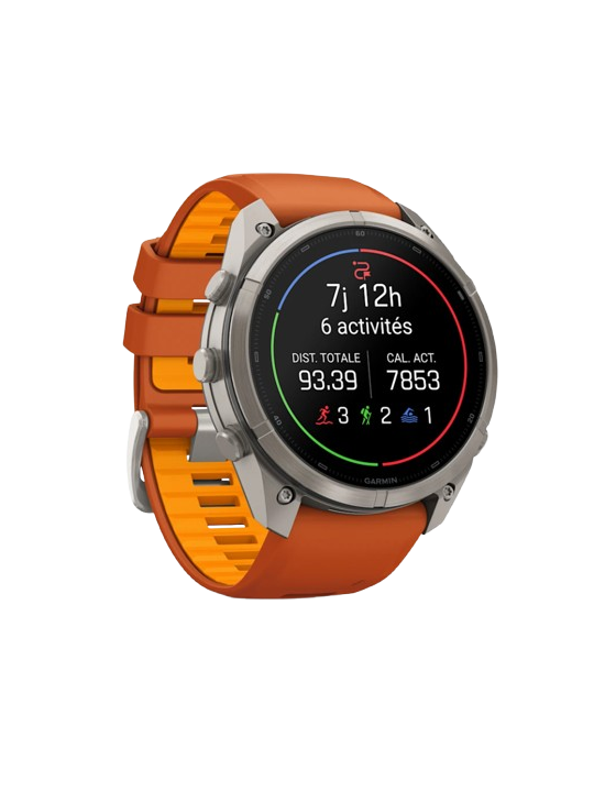 Garmin Fēnix 9 Pro inReach 47mm Titane Ocre Orange 010-04336-01