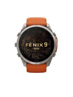 Garmin Fēnix 9 Pro inReach 47mm Titane Ocre Orange 010-04336-01