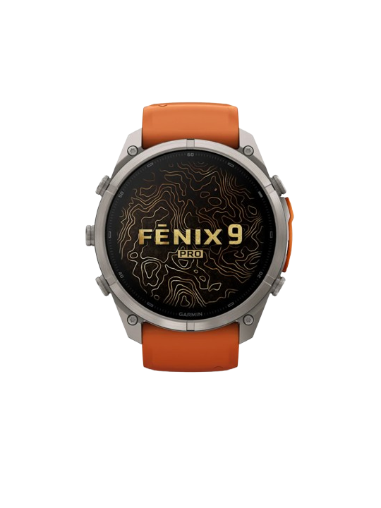 Garmin Fēnix 9 Pro inReach 47mm Titane Ocre Orange 010-04336-01