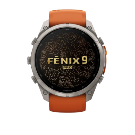 Garmin Fēnix 9 Pro inReach 47mm Titane Ocre Orange 010-04336-01