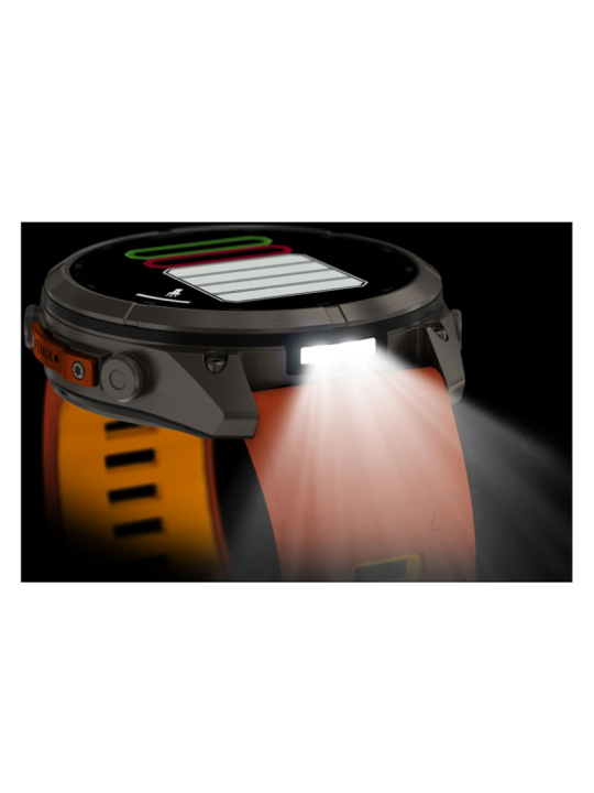 Garmin Fēnix 9 Pro inReach 47mm Titane Ocre Orange 010-04336-01