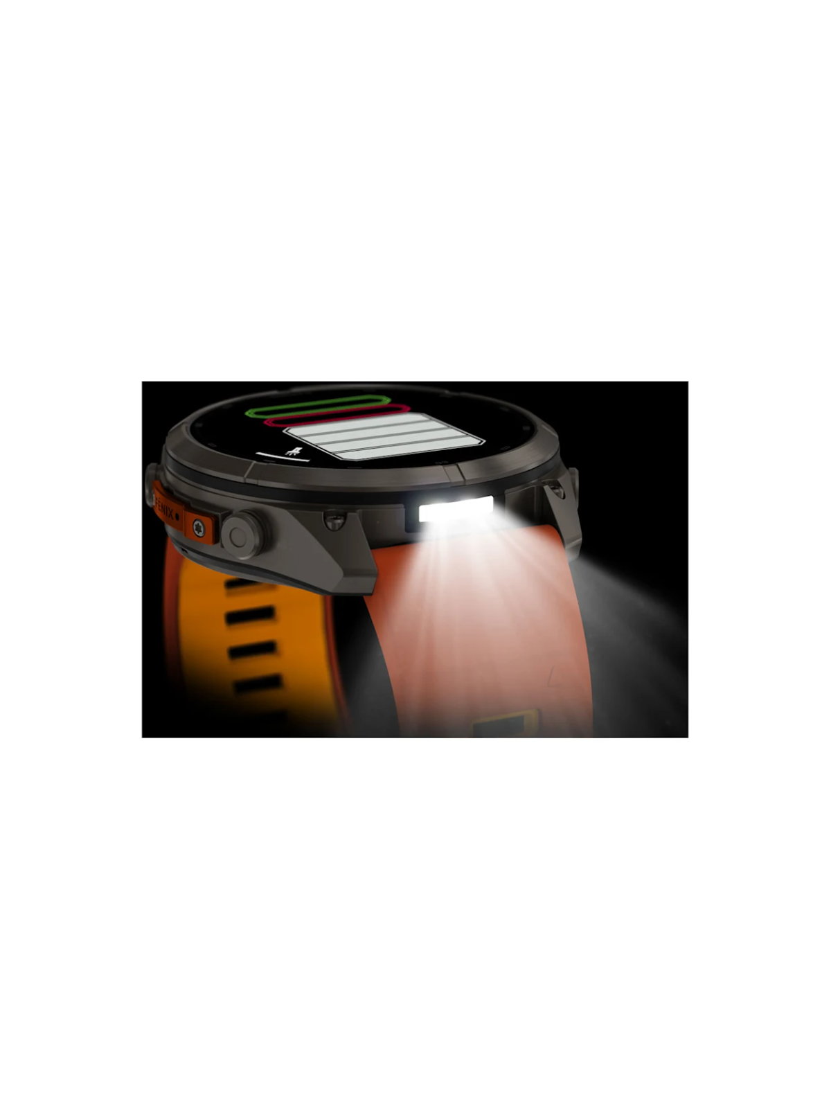 Garmin Fēnix 9 Pro inReach 47mm Titane Ocre Orange 010-04336-01