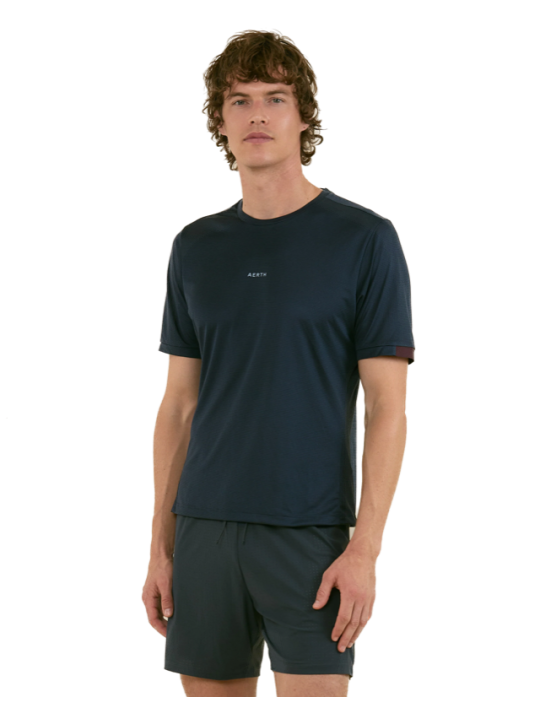 T-Shirt Running Aerth Silky Flow Unisexe Dark Race AEU263SFT-DR