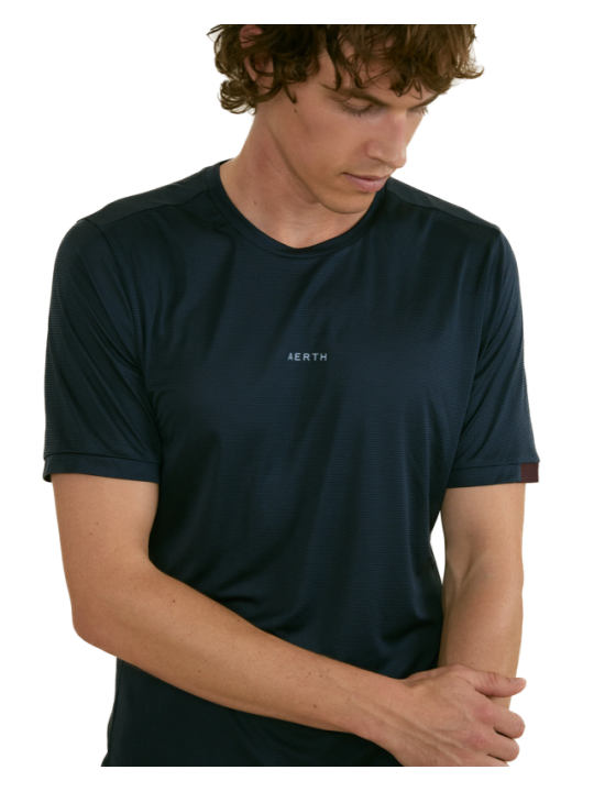 T-Shirt Running Aerth Silky Flow Unisexe Dark Race AEU263SFT-DR