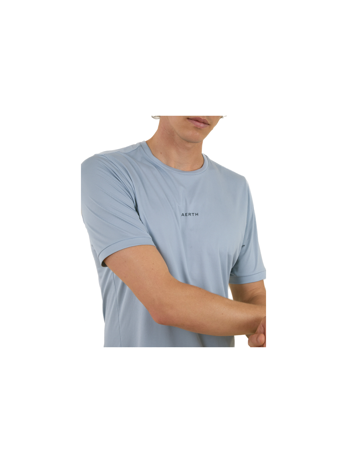 T-Shirt Running Aerth Silky Flow Unisexe Wind Blue AEU263SFT-WB