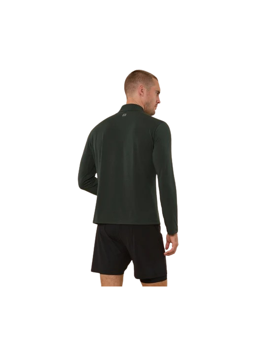 Haut Running Aerth Soft Feel Quarter Zip Infinity Green AEU263SQZ-IG