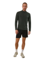 Haut Running Aerth Soft Feel Quarter Zip Infinity Green AEU263SQZ-IG