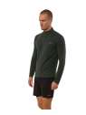 Haut Running Aerth Soft Feel Quarter Zip Infinity Green AEU263SQZ-IG