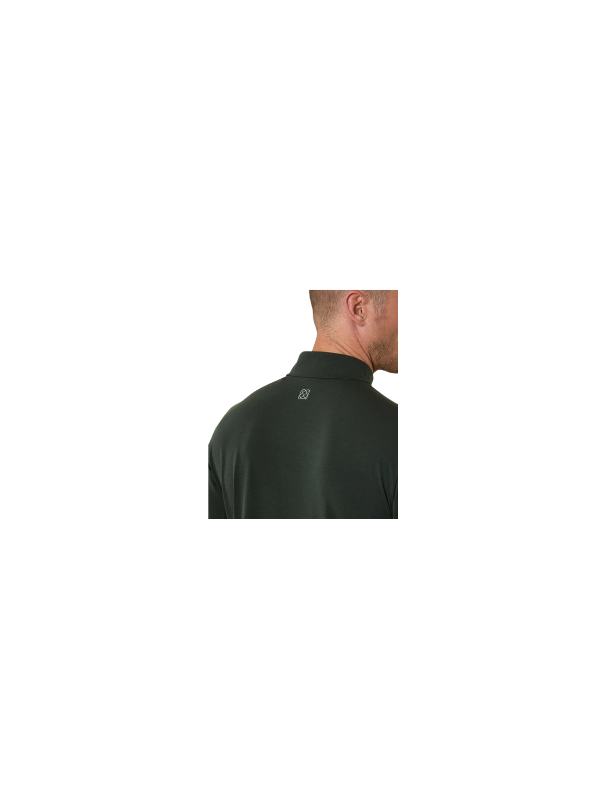 Haut Running Aerth Soft Feel Quarter Zip Infinity Green AEU263SQZ-IG