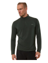 Haut Running Aerth Soft Feel Quarter Zip Infinity Green AEU263SQZ-IG