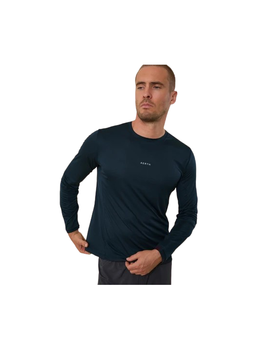 T-Shirt Running Manches Longues Aerth Silky Flow Dark Race AEU263SFLS-DR