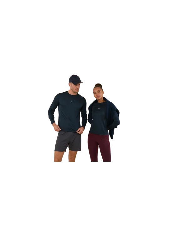 T-Shirt Running Manches Longues Aerth Silky Flow Dark Race AEU263SFLS-DR