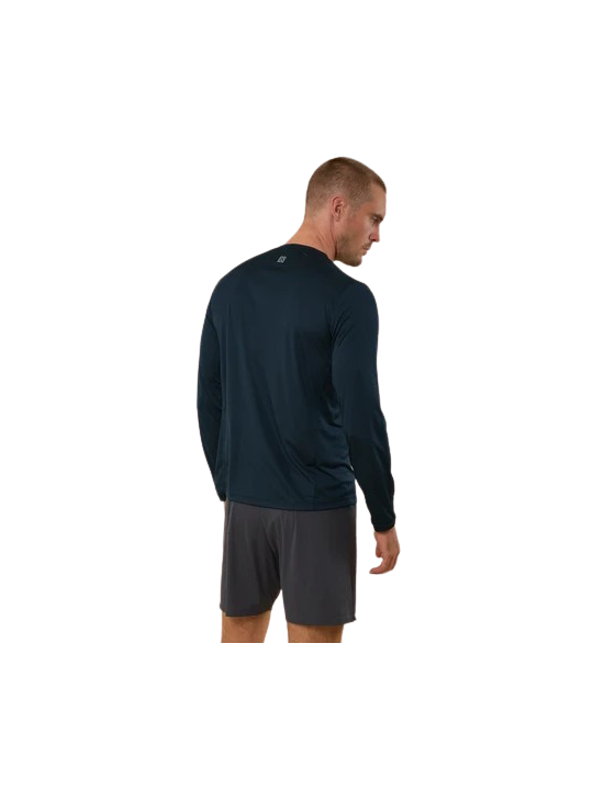 T-Shirt Running Manches Longues Aerth Silky Flow Dark Race AEU263SFLS-DR