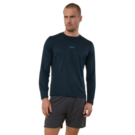 T-Shirt Running Manches Longues Aerth Silky Flow Dark Race AEU263SFLS-DR