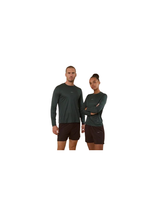 T-Shirt Running Manches Longues Aerth Silky Flow Space Charcoal AEU263SFLS-SC