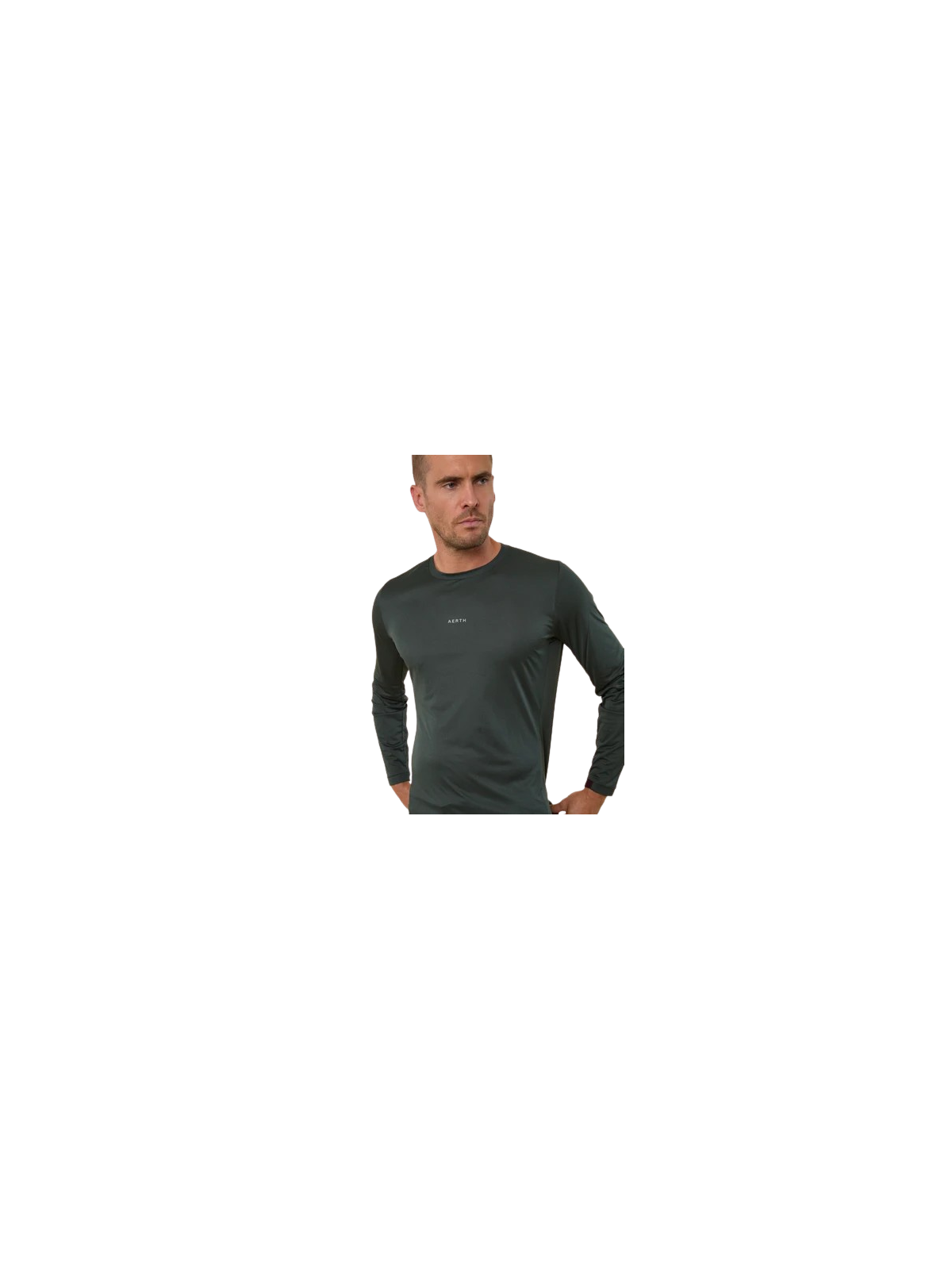 T-Shirt Running Manches Longues Aerth Silky Flow Space Charcoal AEU263SFLS-SC