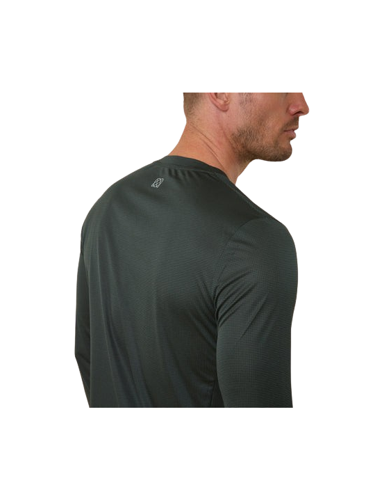 T-Shirt Running Manches Longues Aerth Silky Flow Space Charcoal AEU263SFLS-SC