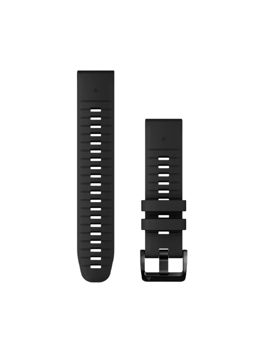 Bracelet Garmin QuickFit 22 mm Silicone Noir Réf 010-13280-00