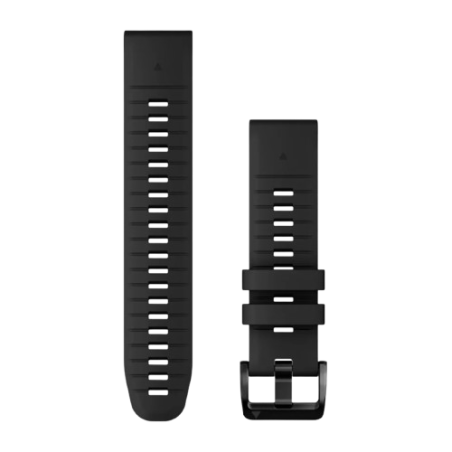Bracelet Garmin QuickFit 22 mm Silicone Noir Réf 010-13280-00