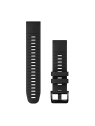 Bracelet Garmin QuickFit 22 mm Silicone Noir Réf 010-13280-00