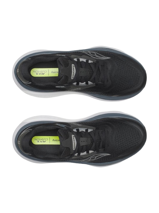 Saucony Hurricane 26 Homme Black Silver Réf 101098-1008