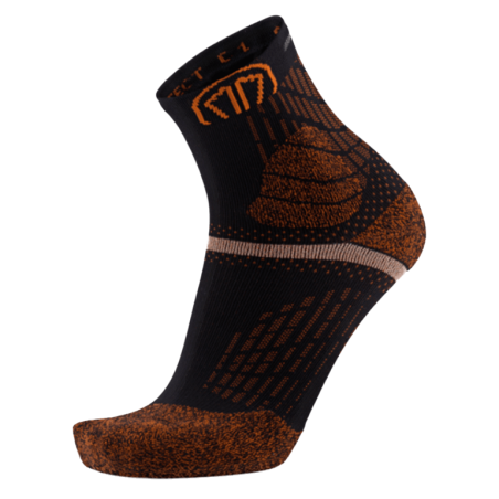 Chaussettes Trail Running Sidas Trail Protect Black Orange CSORUTPROE26_BKOR