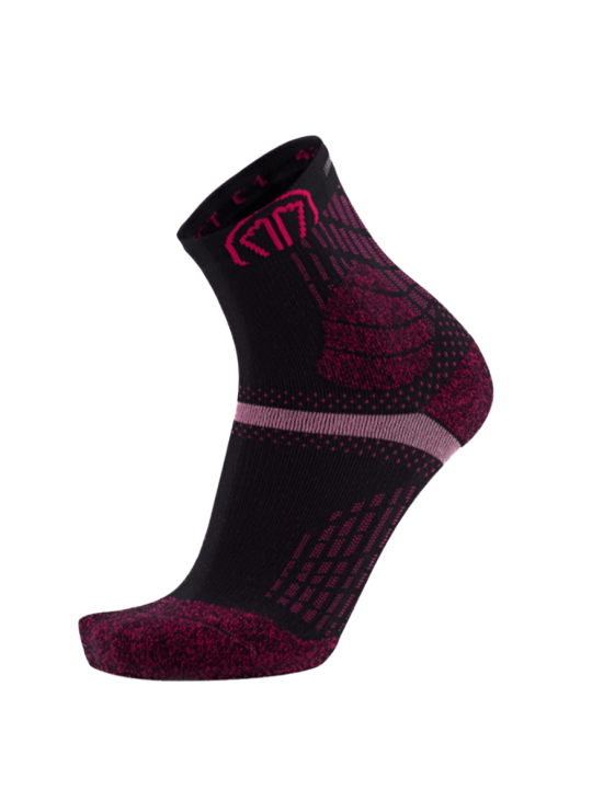 Chaussettes Trail Running Sidas Trail Protect Black Pink CSORUTPROE26_BKPK