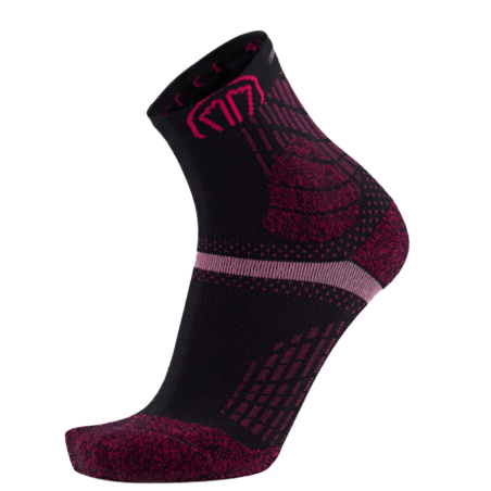 Chaussettes Trail Running Sidas Trail Protect Black Pink CSORUTPROE26_BKPK