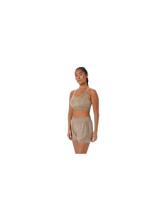 Brassière Running Asics Road Combination Bra Greige
