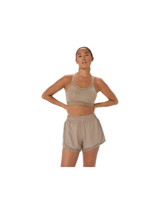 Brassière Running Asics Road Combination Bra Greige