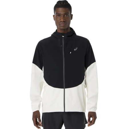 Veste de Running ASICS MetaRun Legend Homme Cream Black