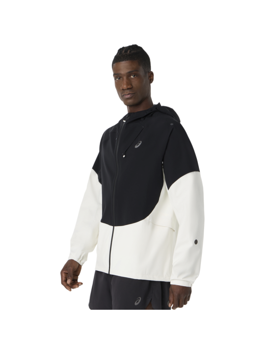 Veste de Running ASICS MetaRun Legend Homme Cream Black