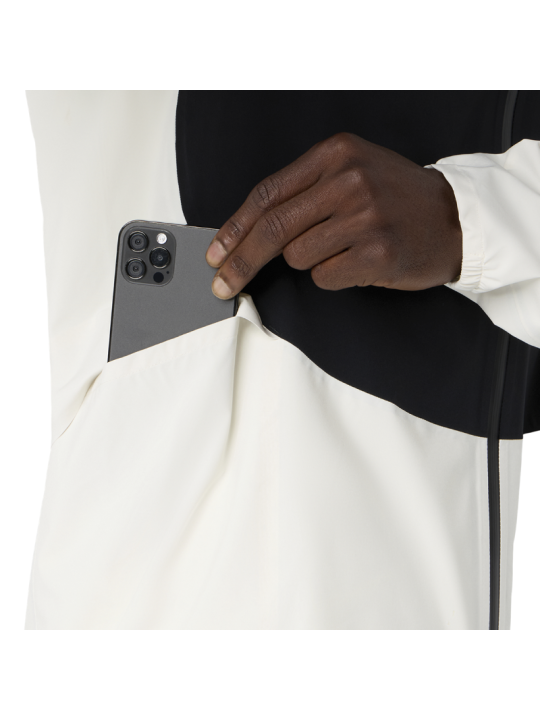 Veste de Running ASICS MetaRun Legend Homme Cream Black