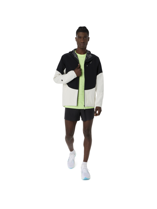 Veste de Running ASICS MetaRun Legend Homme Cream Black