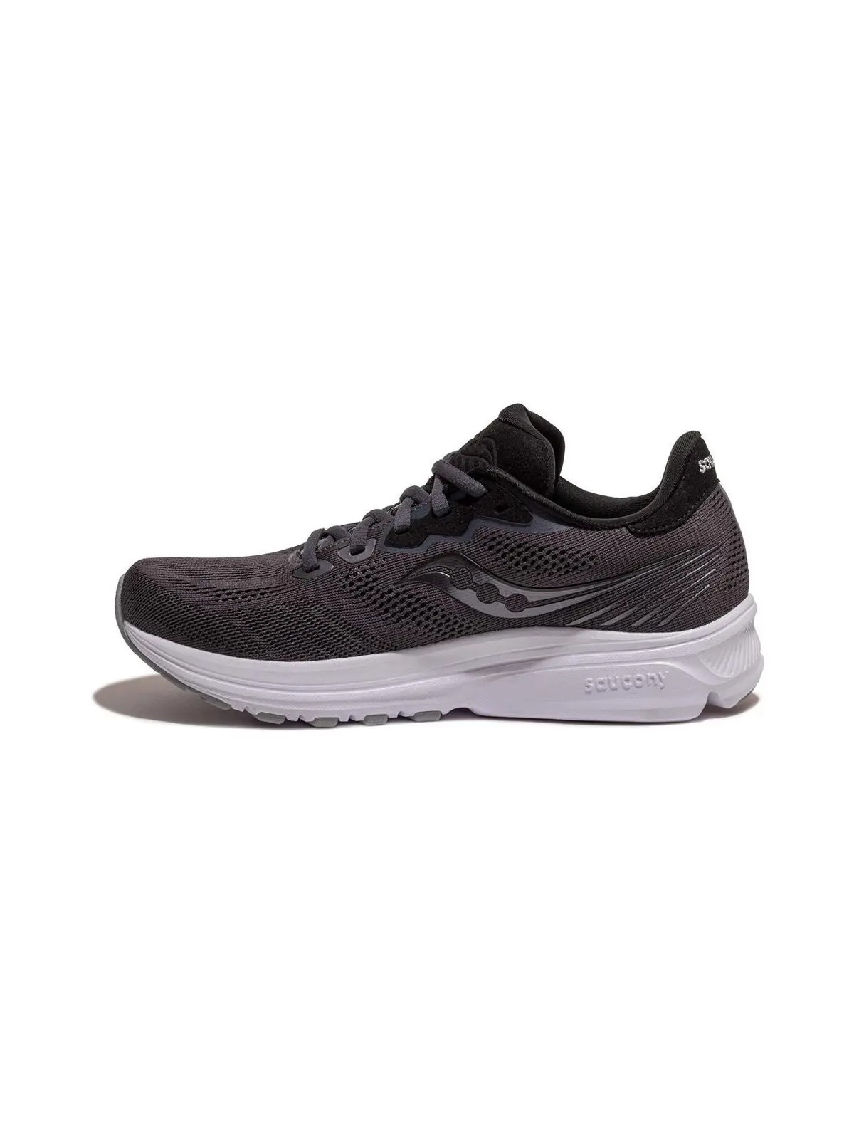 Baskets De Course Saucony Ride 14 Femmes - Taille 6.5, Noir, Modèle 2021, Occasion Très Bon état