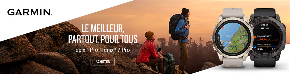 Garmin Fenix 7 pro et Epix Pro