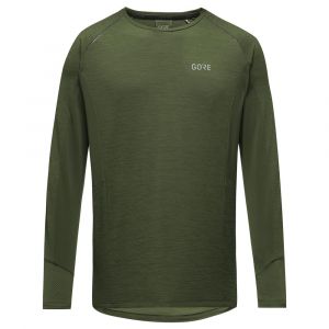 GORE® WEAR Energetic Tee-shirt À Manches Longues Vert Pour Homme
