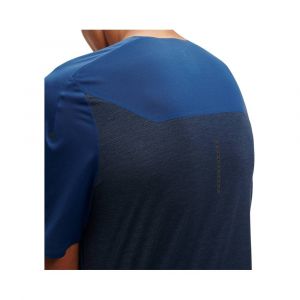 ON RUNNING Tee-shirt Performance-T Bleu foncé et Gris pour Homme