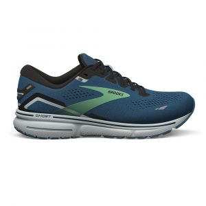Chaussures Brooks Ghost 15 MOROCCAN BLUE/BLACK/SPRING BUD  pour homme -1103931D462