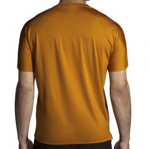 BROOKS Tee-shirt ATMOSPHERE SHORT SLEEVE 2.0 Marron pour Homme