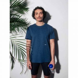 Tee shirt de running Circle Agility Bleu pour Homme