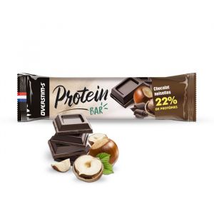 En-cas riche en protéines et BCAA Overstim.s Barre Protéinée saveur Chocolat-Noisette en barre de 40g_1