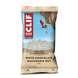CLIF BAR Chocolat Blanc et Macadamia|Barre énergétique de 68g