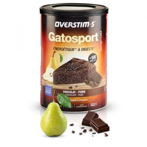 Nutrition sportive Overstim.s | Préparation en poudre pour gâteau énergétique avant effort Overtim.s Gatosport saveur Chocolat-Poire en boite de 400g_1