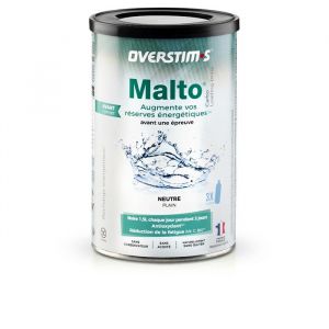 Boisson de préparation à l'effort Overstim.s Malto antioxydant saveur Neutre en boîte de 500g