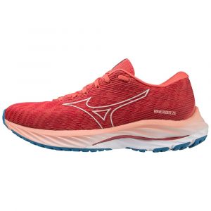 Chaussures de running Mizuno Wave Rider 26 Red/Grey/Blue pour femme - J1GD220375_