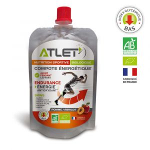 ATLET COMPOTE ENERGETIQUE gourde 100g POMME abricot| AR00036